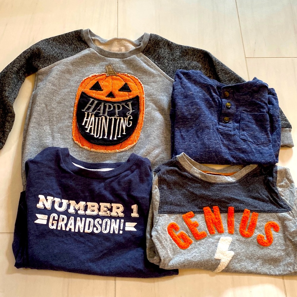 Take-all Bundle of 4T Boy long sleeve shirts
